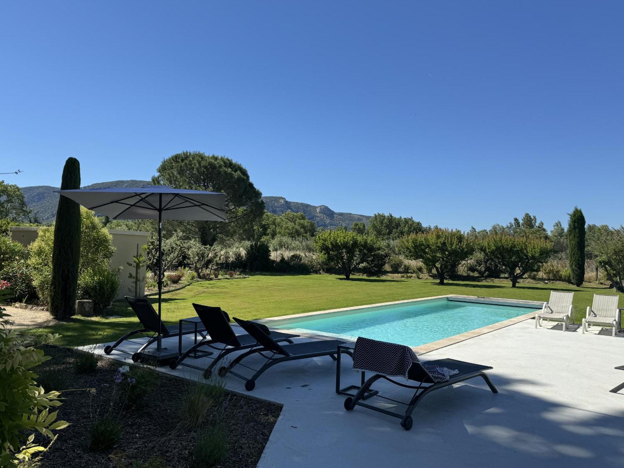 Provencal House With Heated Pool, View Of The Luberon In Robion - Accommodates 12 People. Buitenkant foto