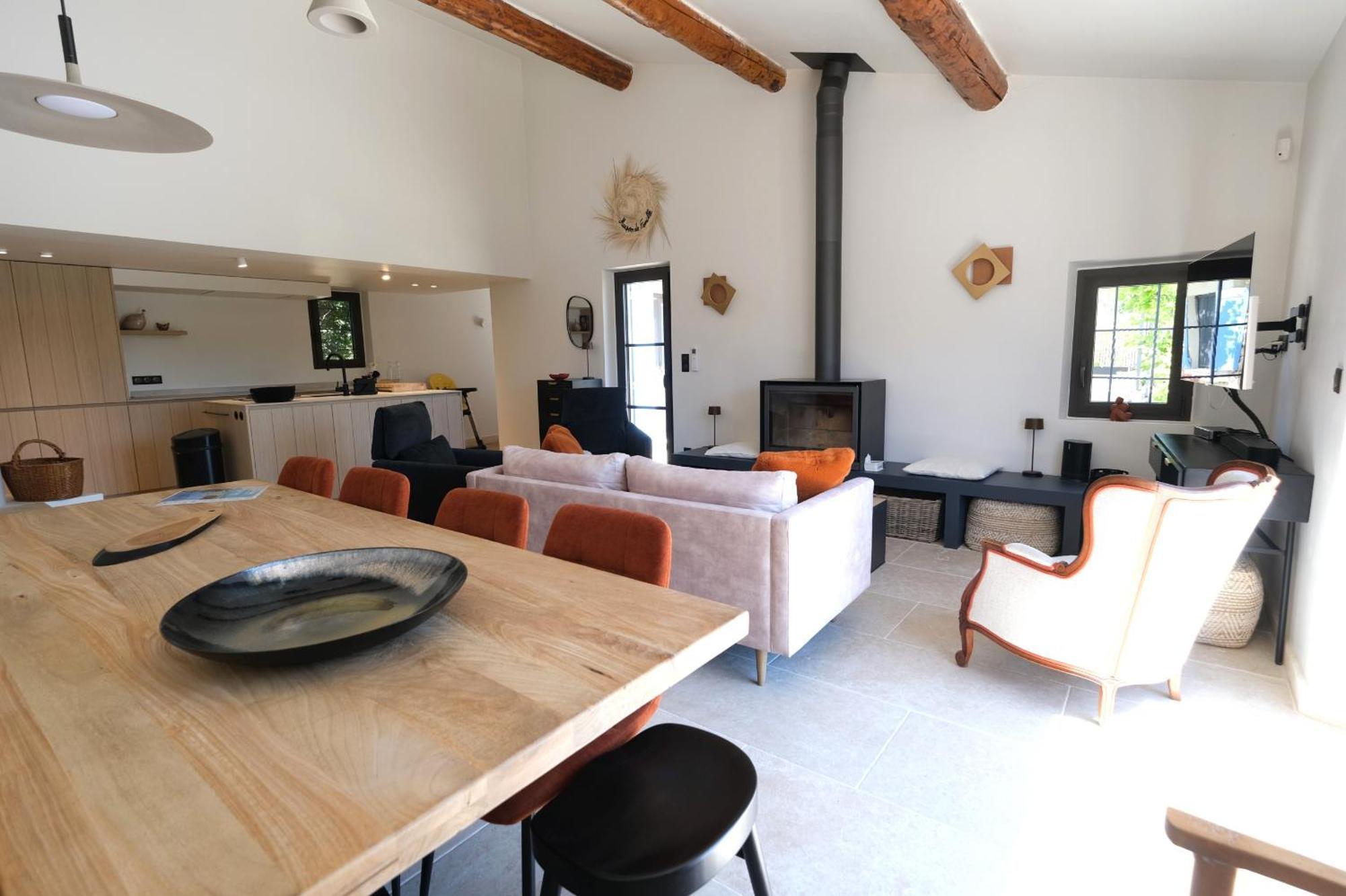 Provencal House With Heated Pool, View Of The Luberon In Robion - Accommodates 12 People. Buitenkant foto