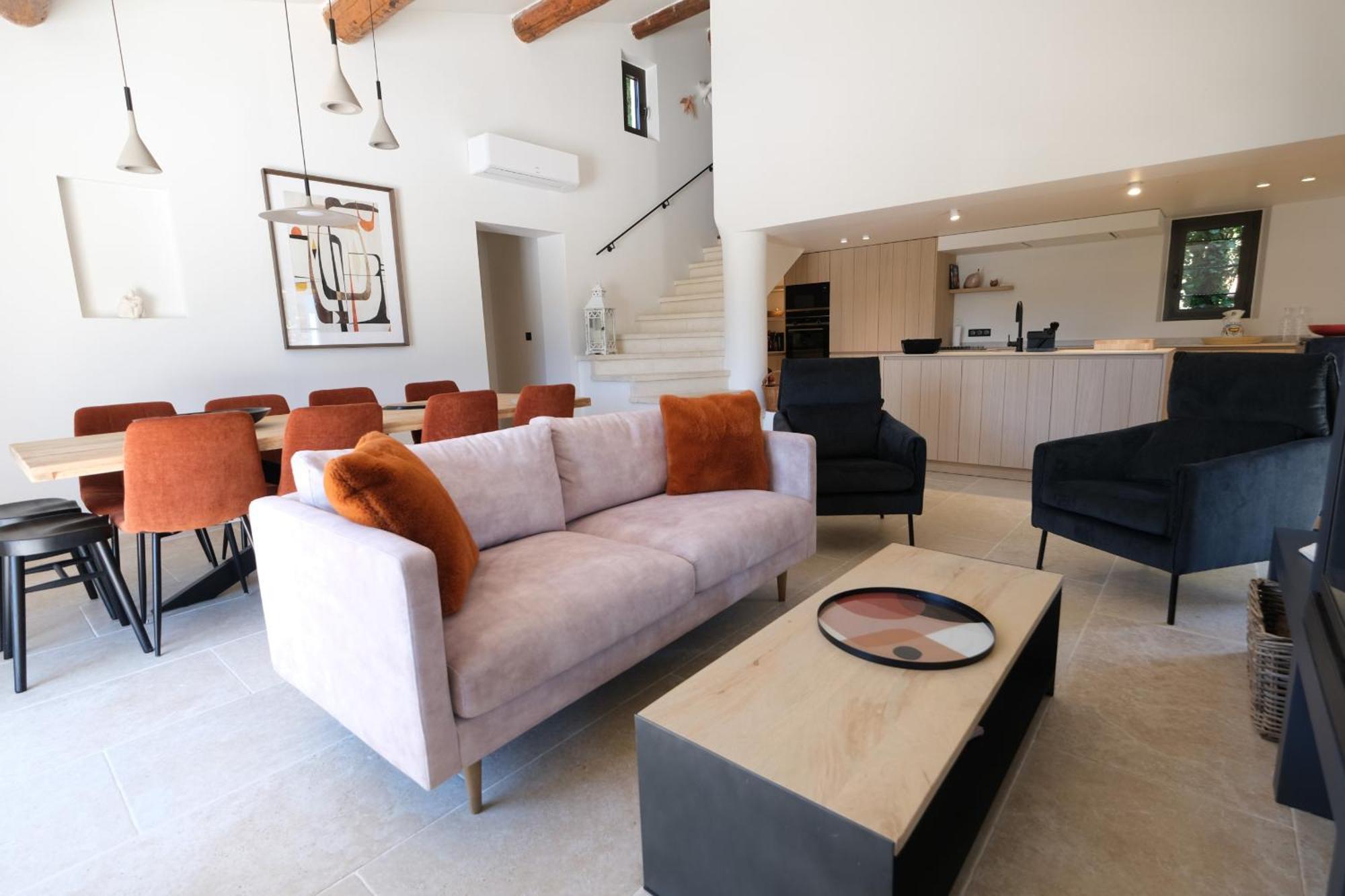 Provencal House With Heated Pool, View Of The Luberon In Robion - Accommodates 12 People. Buitenkant foto